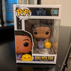 Funko Pop Disney Wish Asha with Glowing Star